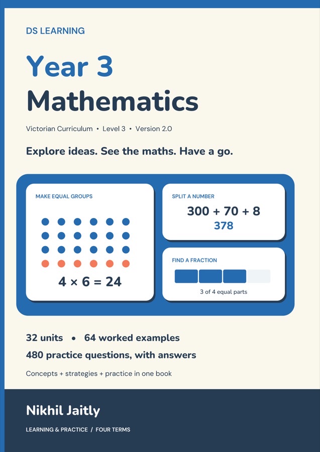Year 3 Mathematics book cover