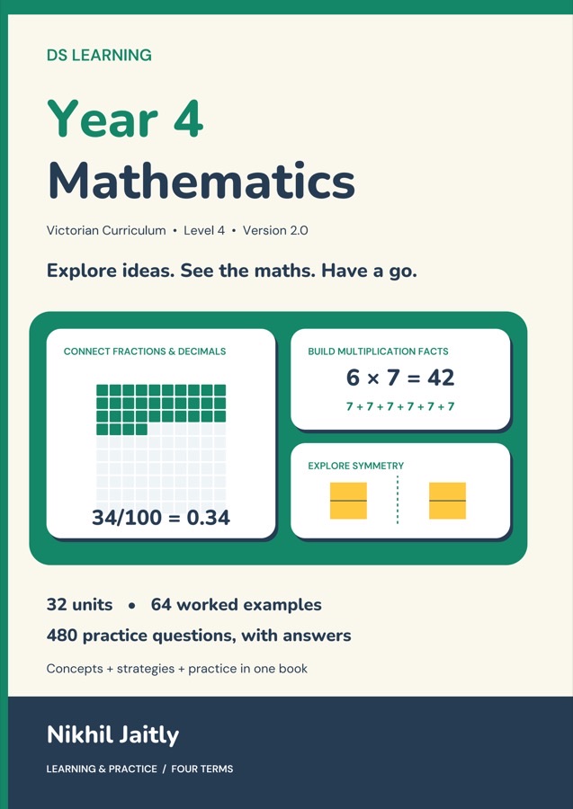 Year 4 Mathematics book cover